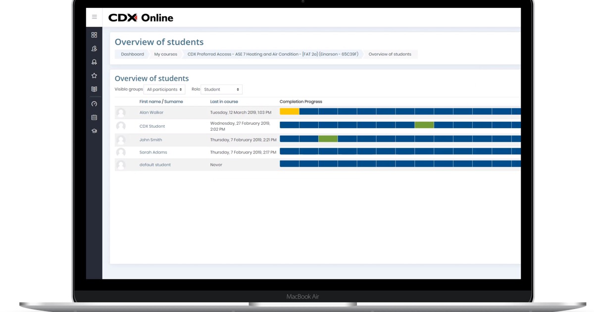 Student Tasksheet Progress Report Laptop Image