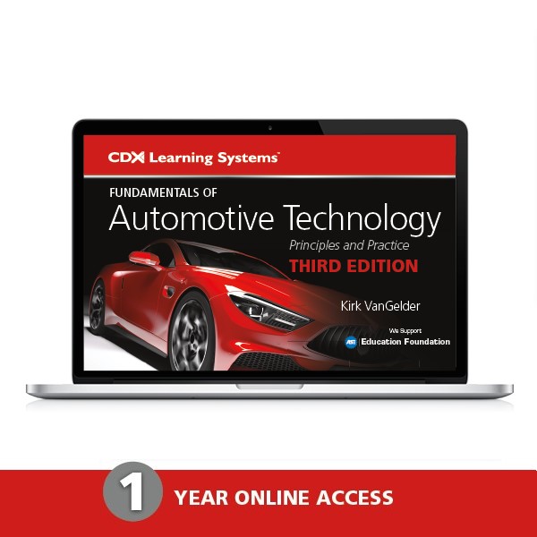 Fundamentals of Automotive Technology 1Year CDX Online 9781284232103