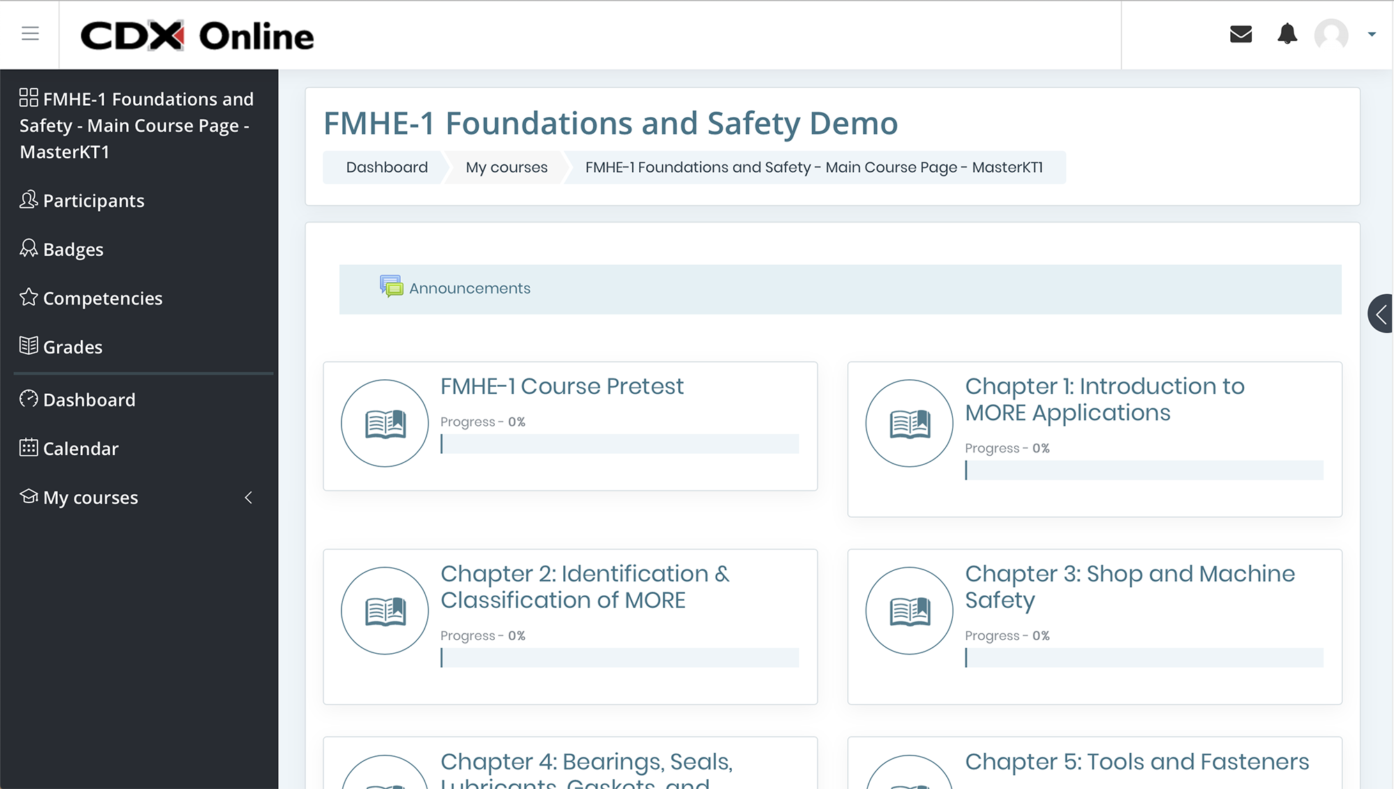 Progress and completion tracking reports help instructors and students identify what work has been done and what work remains